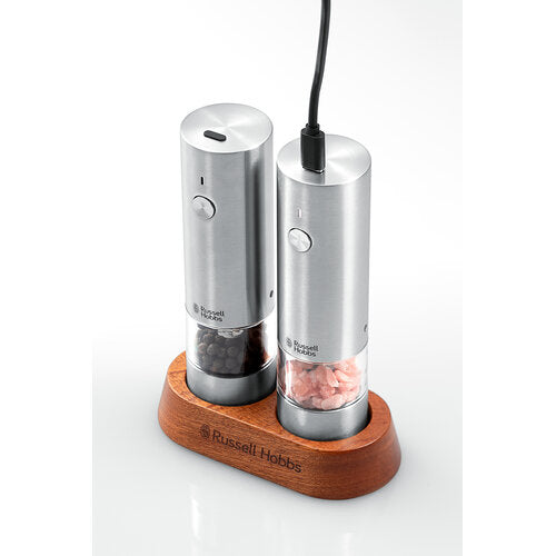 Russell Hobbs ラッセルホブス 充電式ミル ソルト&ペッパー ミニ(2本セット)