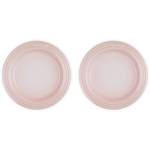 LE CREUSET ル・クルーゼ レジェ・プレート 18cm ブライダルセット (2枚入り)
