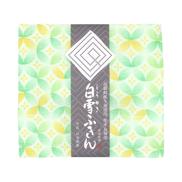 白雪ふきん 白雪友禅ふきん 七宝柄