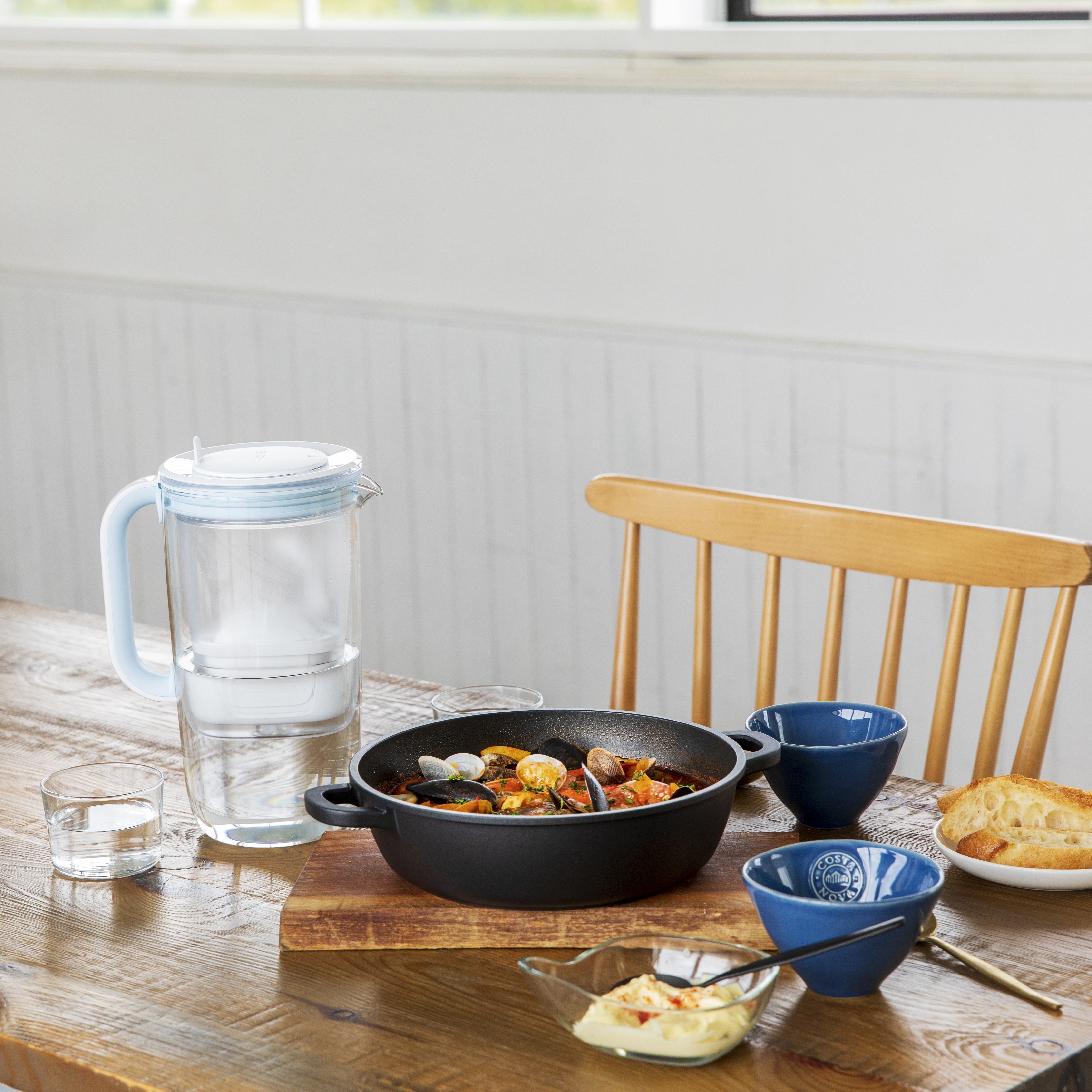 BRITA 浄水器 グラスジャグ ライトブルー ブルー