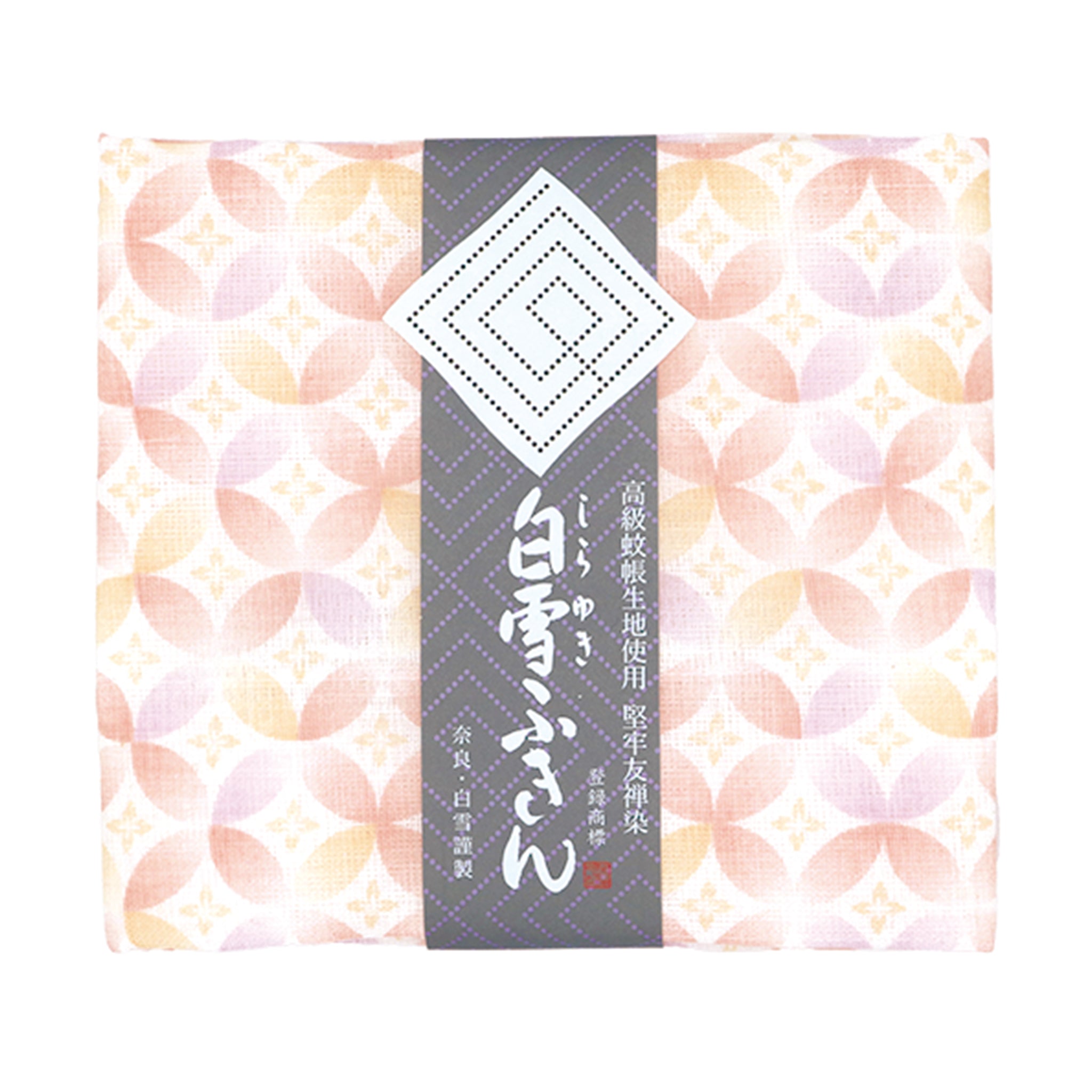 白雪友禅ふきん 七宝柄