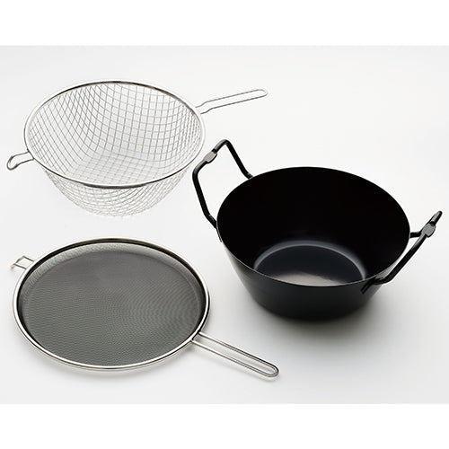 la base ラバーゼ 鉄揚げ鍋セット22cm