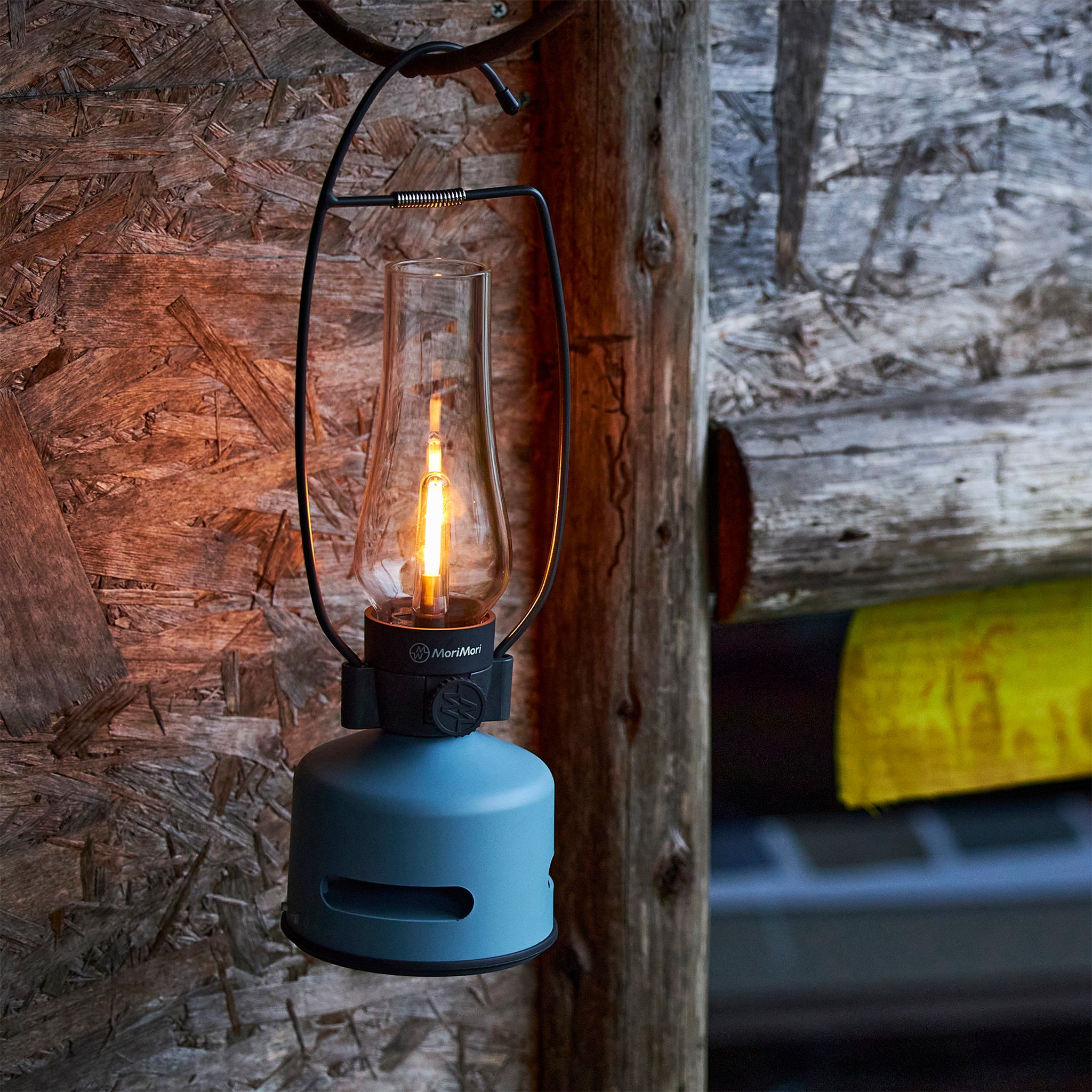 MoriMori LED ランタンスピーカー S1 PALE BREEZE グレイブルー FLS-2107-GB