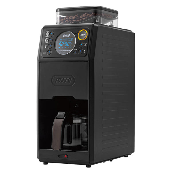 Toffy トフィー 全自動ミル付カスタムドリップコーヒーメーカー リッチブラック