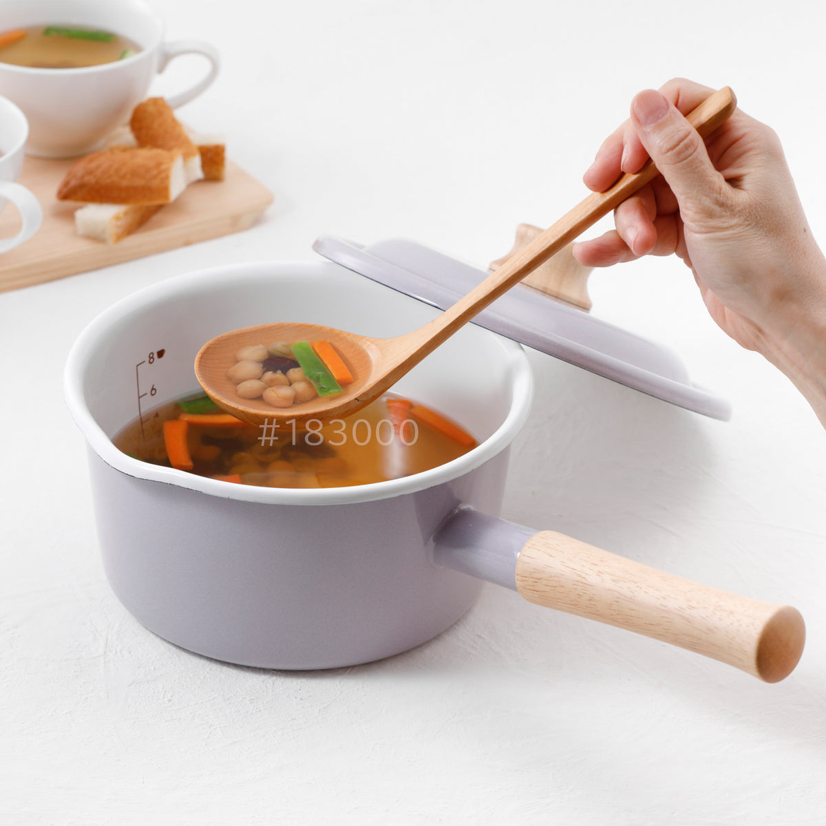 富士ホーロー コットンプラス ソースパン18cm
