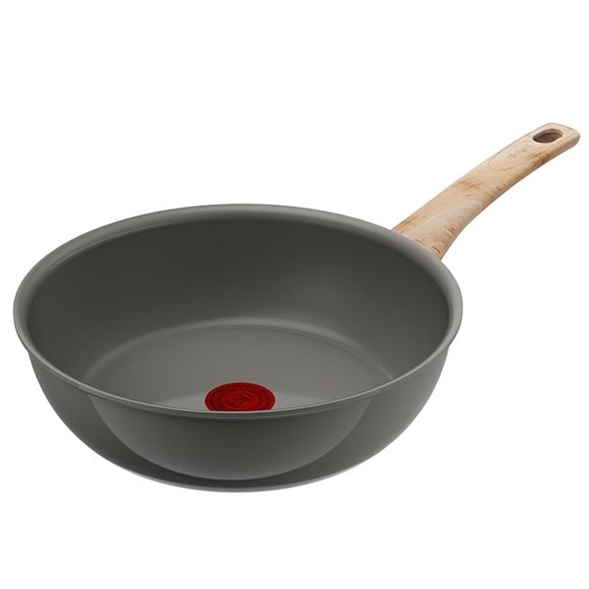 T-FAL ティファール IHセラミックグライド アースグレー ディープパン 26cm