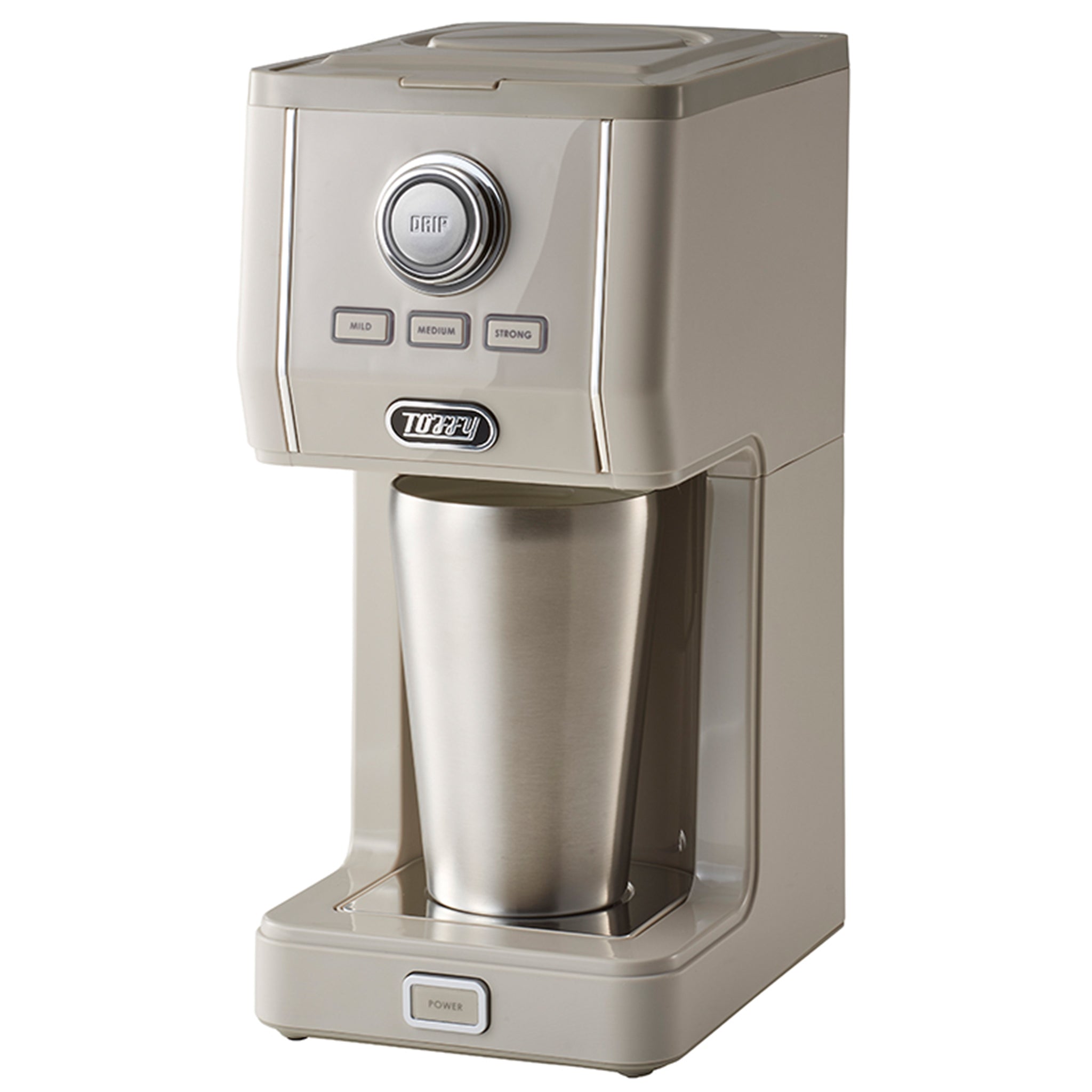 Toffy ダイレクトドリップコーヒーメーカー グレージュ コーヒーマシーン Toffy トフィー ダイレクトドリップアロマコーヒーメーカー グレージュ