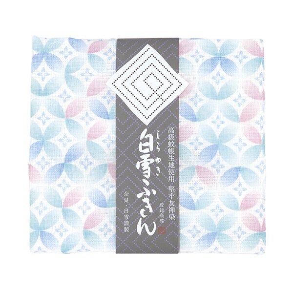 白雪ふきん 白雪友禅ふきん 七宝柄