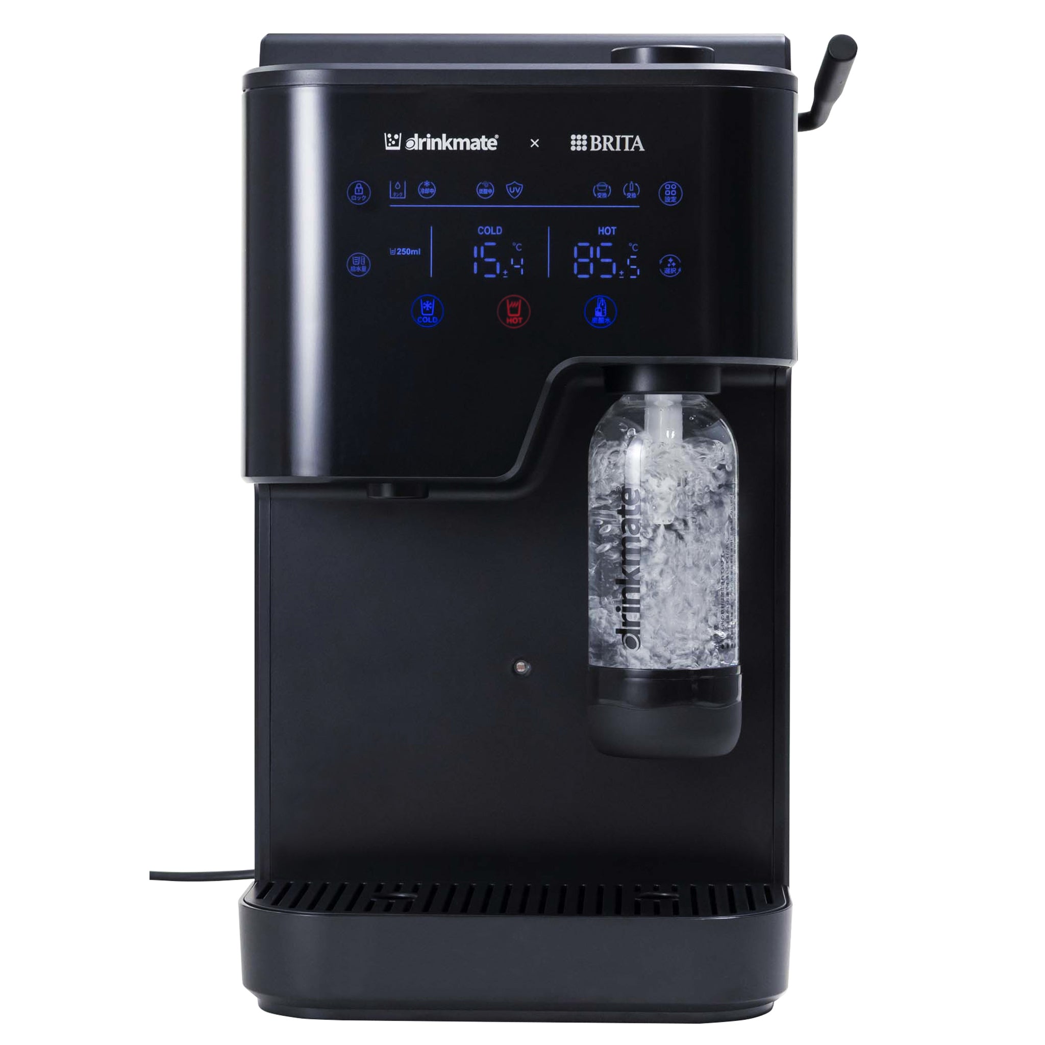 drinkmate 【drinkmate×BRITA】 多機能ウォーターサーバー drinkcube ブラック