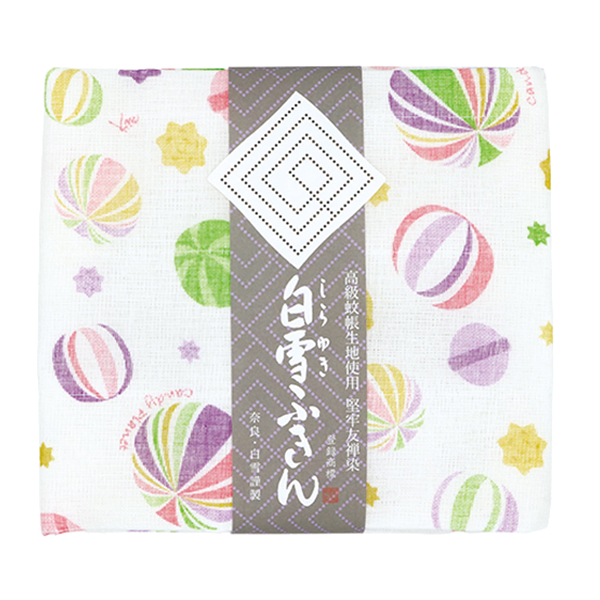 白雪友禅ふきん キャンディプラネット