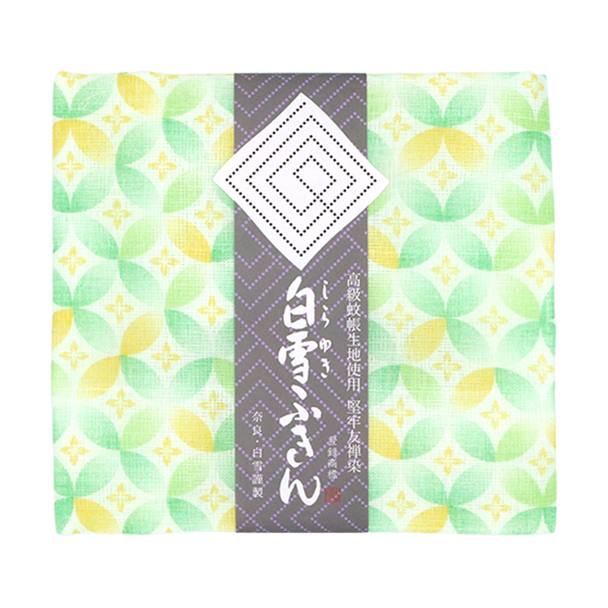 白雪友禅ふきん 七宝柄